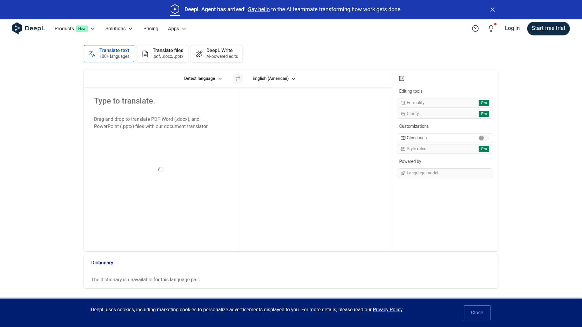 DeepL resume translation