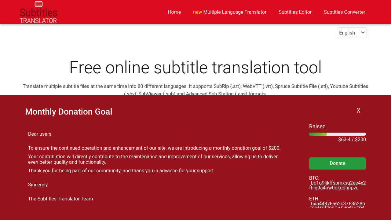 SubtitlesTranslator.com