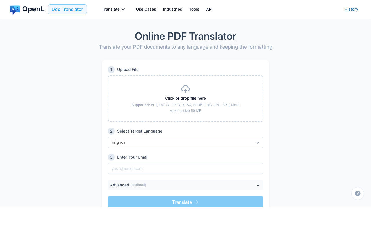 OpenL Doc Translator