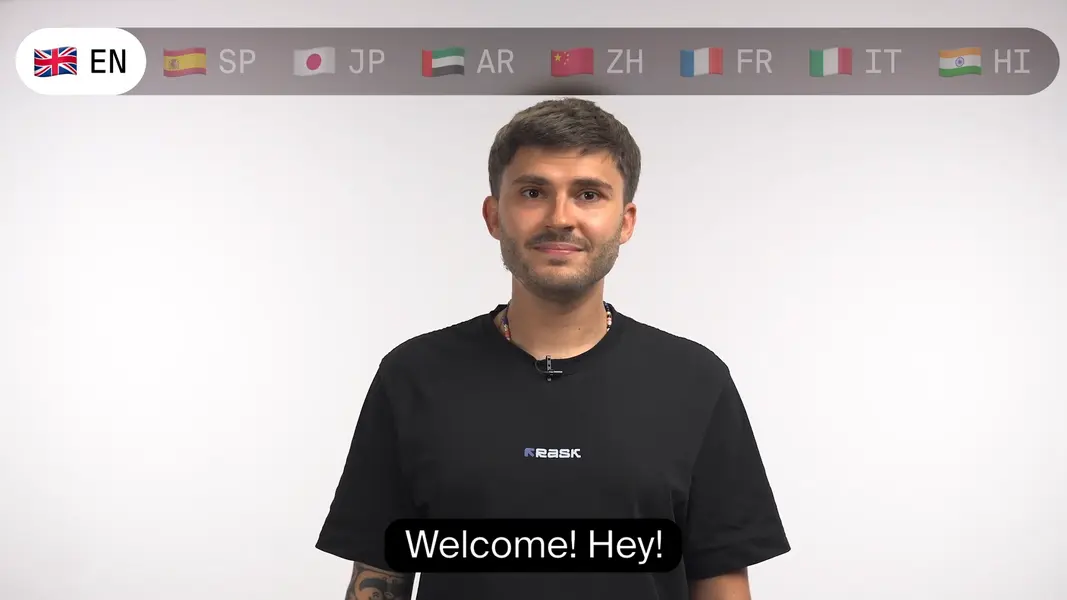 Rask AI Video Translator