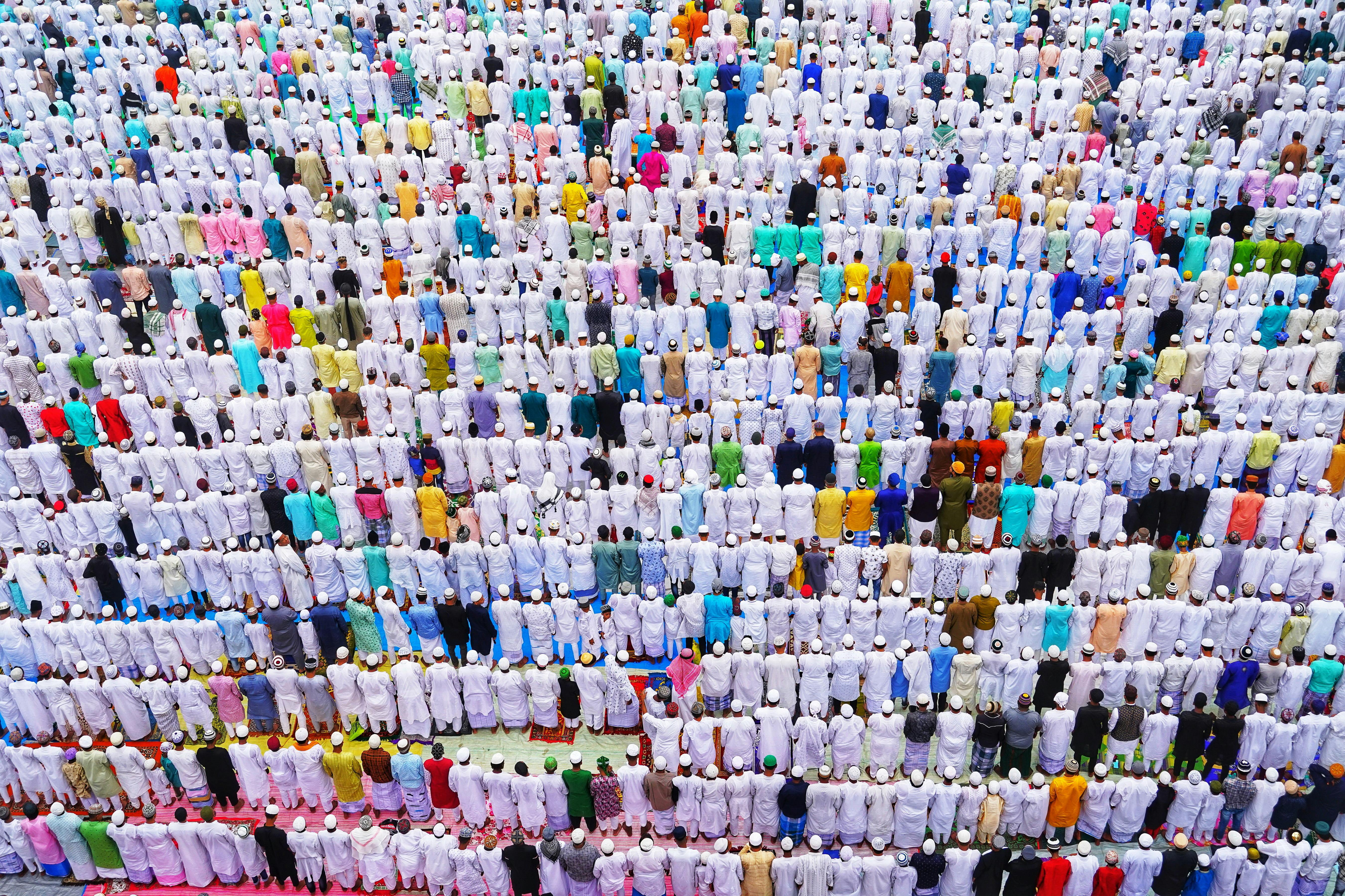 Mass Eid prayer gathering