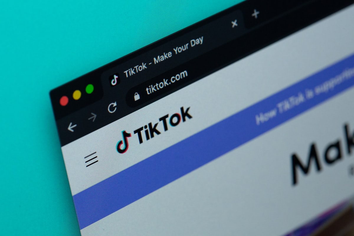TikTok app interface showing video content on a smartphone screen