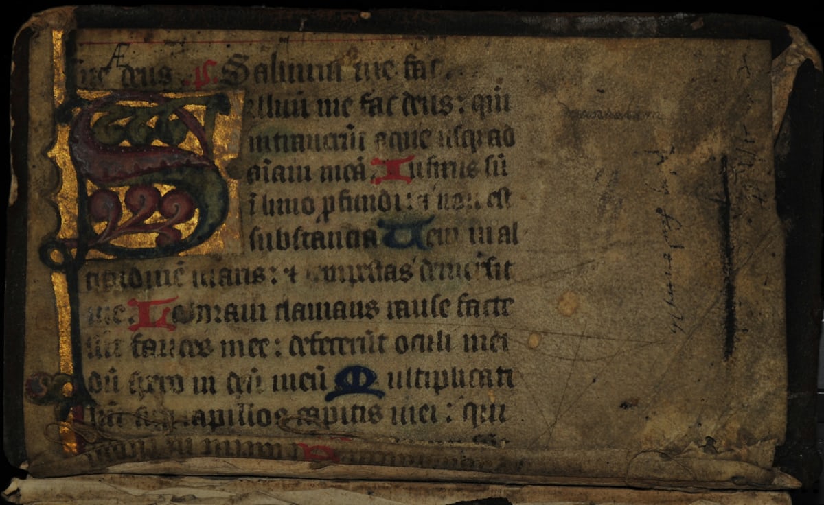 A medieval Latin manuscript, showing the script used by scholars across Europe for over a thousand years